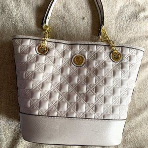 Anne Klein White Leather Purse *New*